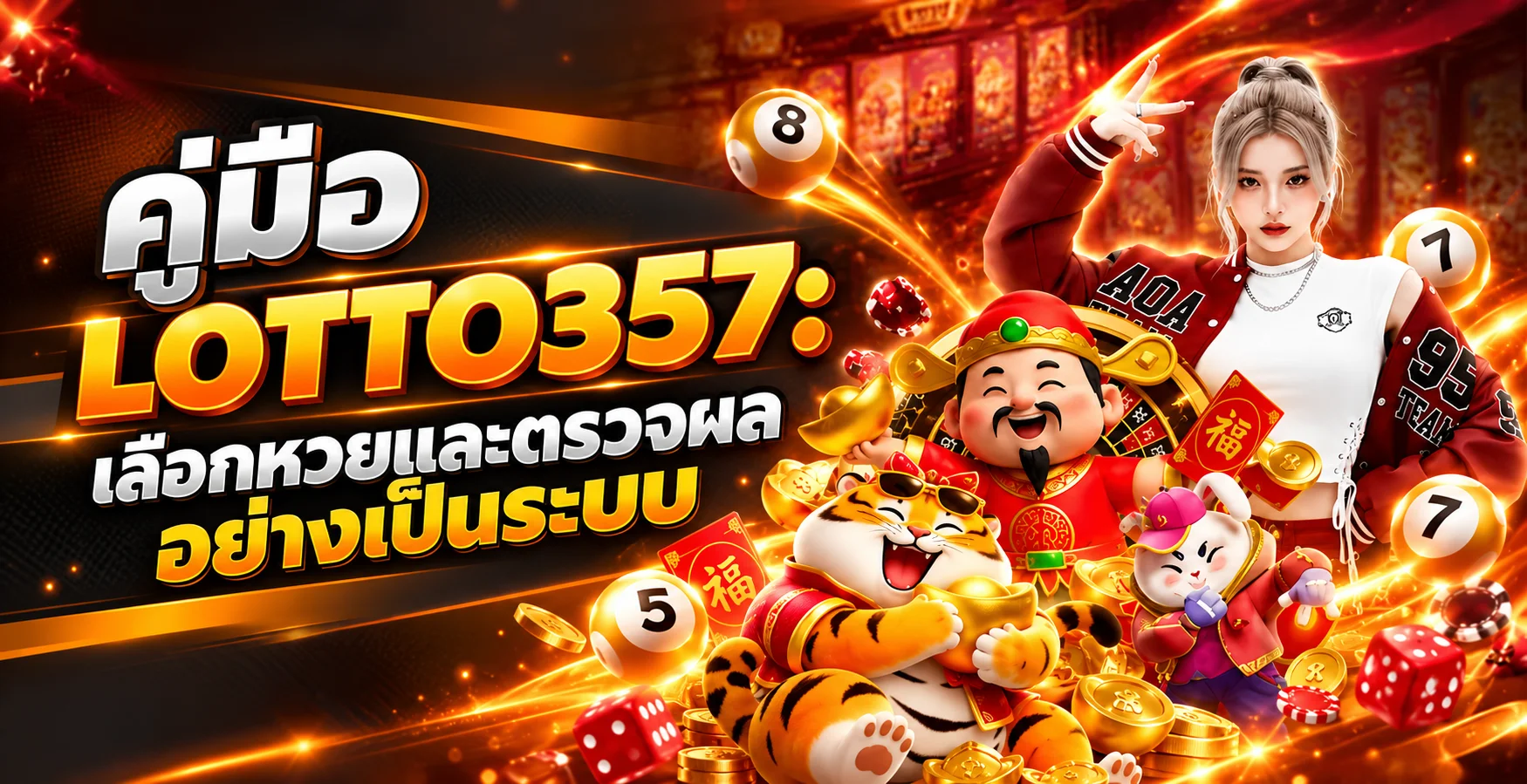LOTTO357 คู่มือเลือกหวย อ่านอัตราจ่าย ตรวจผล